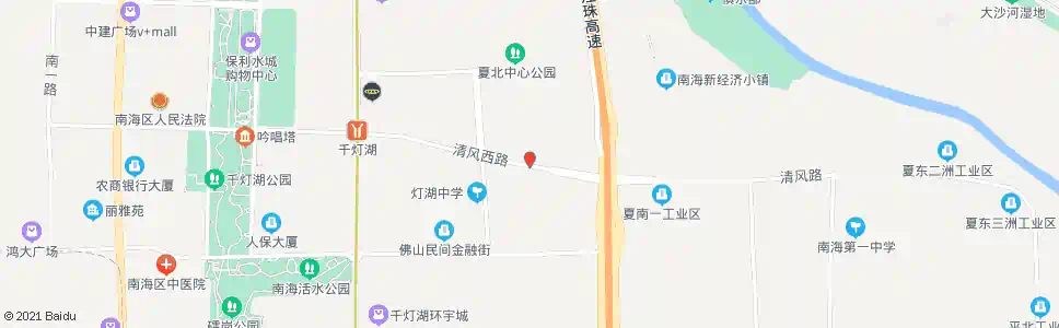 佛山洲表村_公交站地图_佛山公交_妙搜公交查询2025