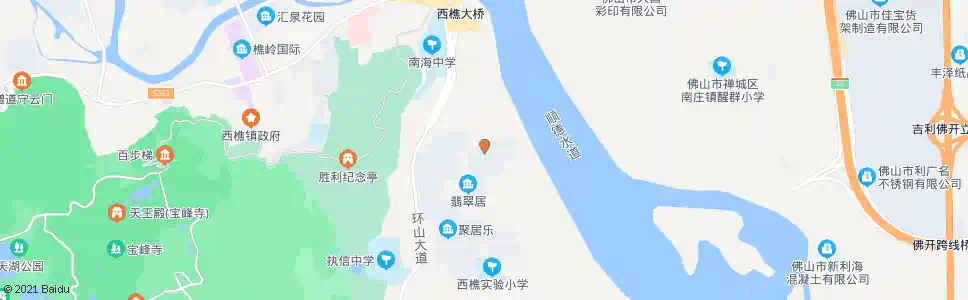 佛山樵晖新城_公交站地图_佛山公交_妙搜公交查询2025