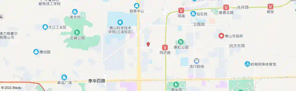 佛山体育花园_公交站地图_佛山公交_妙搜公交查询2025