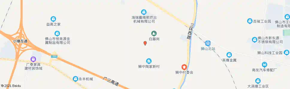 佛山白藤村(定班进入)_公交站地图_佛山公交_妙搜公交查询2025