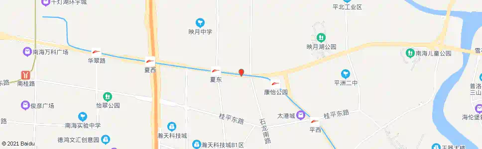 佛山夏东站_公交站地图_佛山公交_妙搜公交查询2025