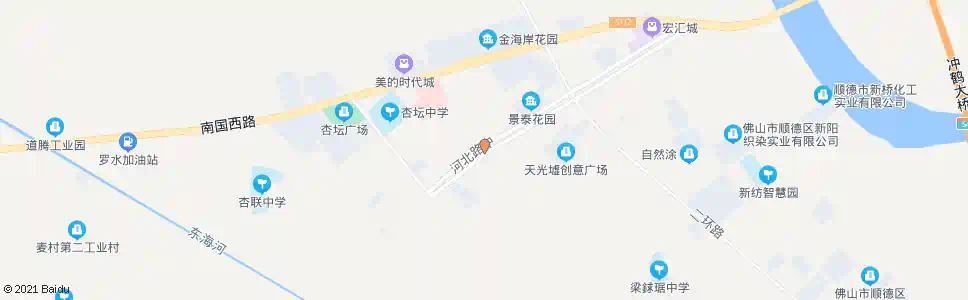 佛山雁园天桥_公交站地图_佛山公交_妙搜公交查询2025