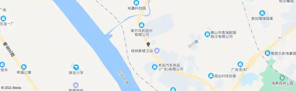 佛山南海第二水厂_公交站地图_佛山公交_妙搜公交查询2025