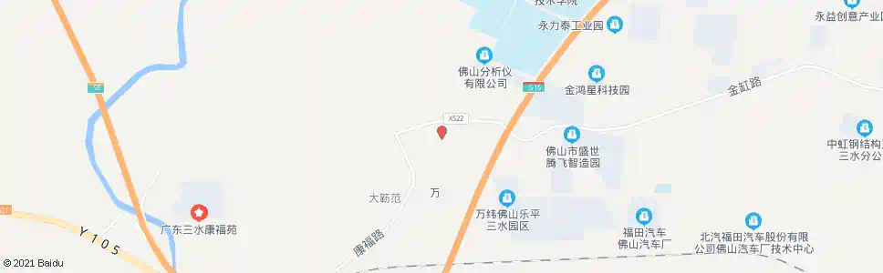 佛山彭边村_公交站地图_佛山公交_妙搜公交查询2025