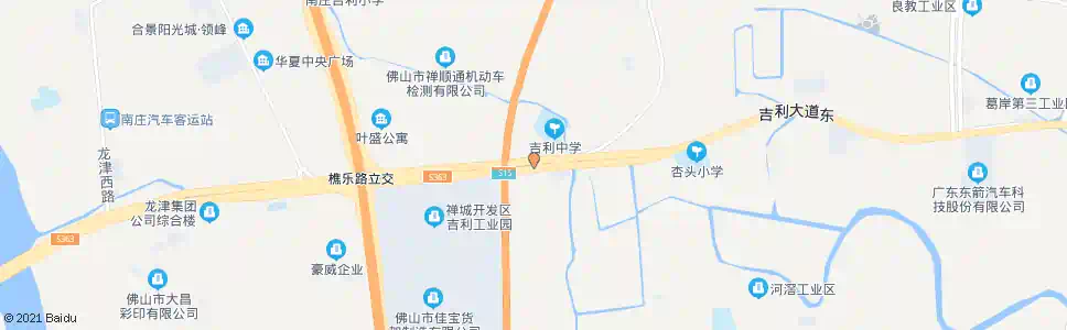 佛山梧村工业区_公交站地图_佛山公交_妙搜公交查询2025