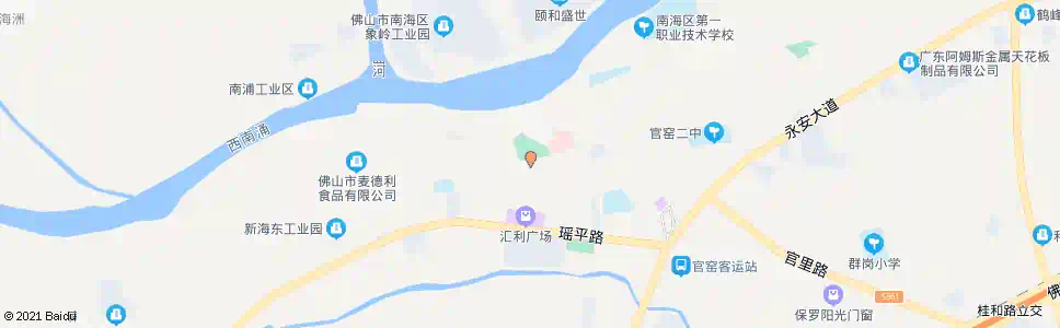佛山官窑邮局_公交站地图_佛山公交_妙搜公交查询2025