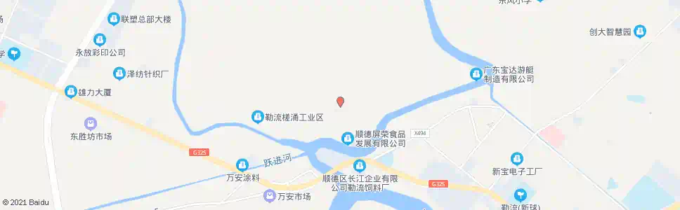 佛山勒北市场_公交站地图_佛山公交_妙搜公交查询2025