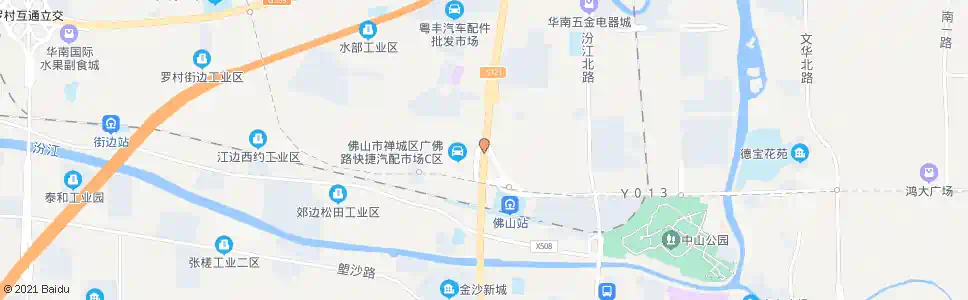 佛山灵山路口北_公交站地图_佛山公交_妙搜公交查询2025