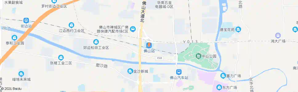 佛山星奖新区_公交站地图_佛山公交_妙搜公交查询2025