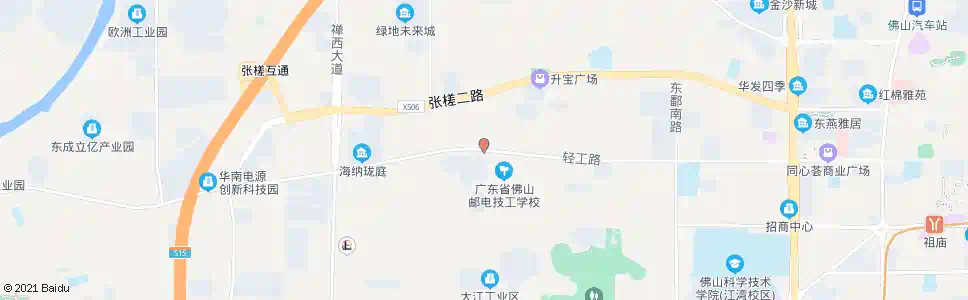 佛山轻工一路_公交站地图_佛山公交_妙搜公交查询2025
