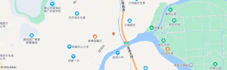 佛山金利村_公交站地图_佛山公交_妙搜公交查询2025