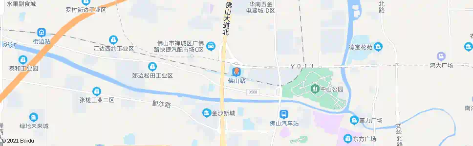 佛山汇丰_公交站地图_佛山公交_妙搜公交查询2025