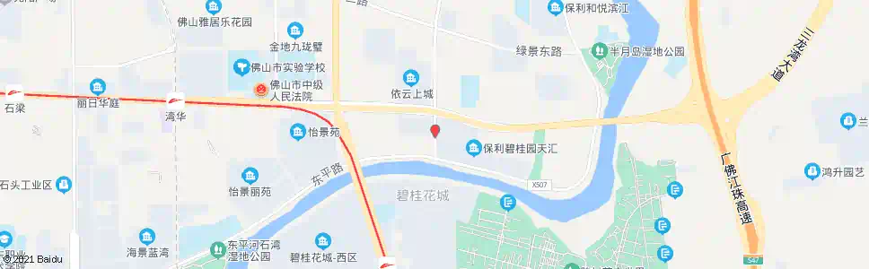 佛山桂澜路南_公交站地图_佛山公交_妙搜公交查询2025