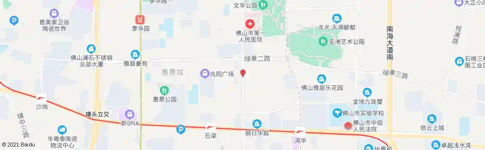 佛山深村_公交站地图_佛山公交_妙搜公交查询2025
