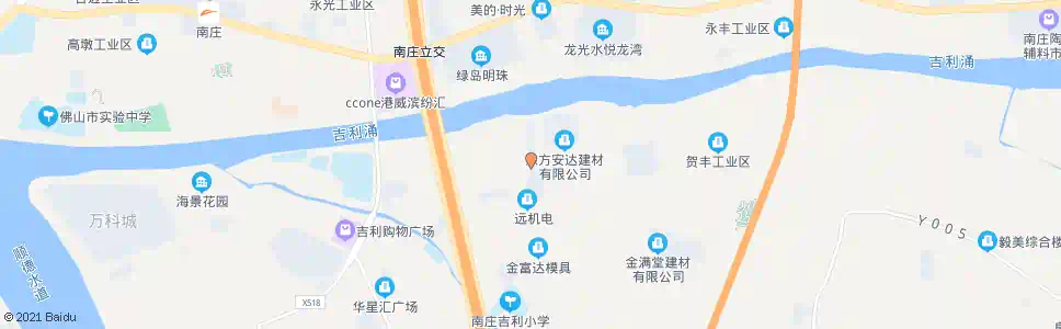佛山吉利邓岗_公交站地图_佛山公交_妙搜公交查询2025