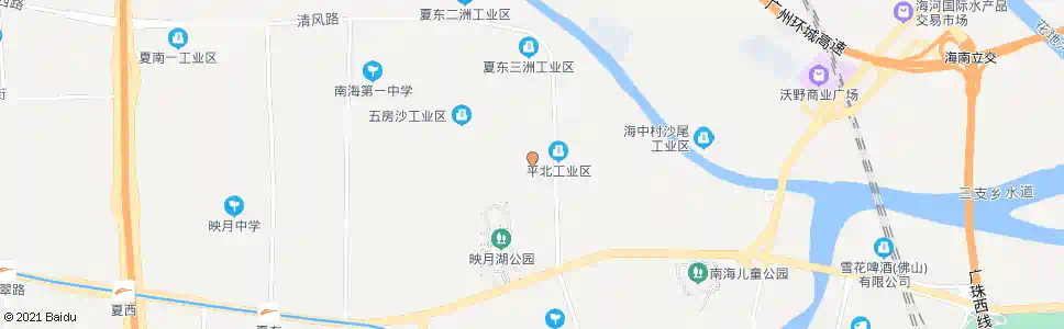 佛山易兴工业区_公交站地图_佛山公交_妙搜公交查询2025