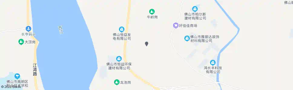 佛山黄岗里村_公交站地图_佛山公交_妙搜公交查询2025