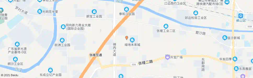 佛山昌荣路中_公交站地图_佛山公交_妙搜公交查询2025