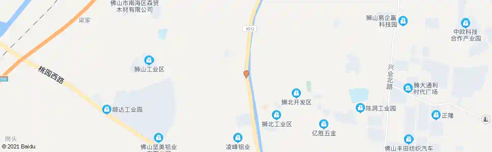 佛山华平路口_公交站地图_佛山公交_妙搜公交查询2025