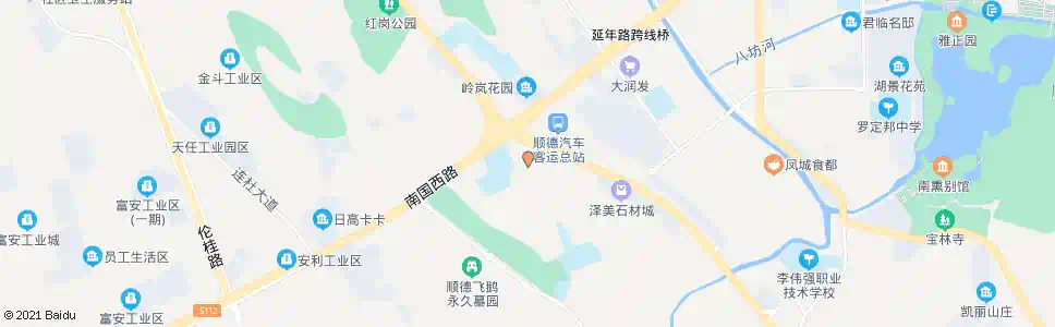 佛山大门牌坊_公交站地图_佛山公交_妙搜公交查询2025