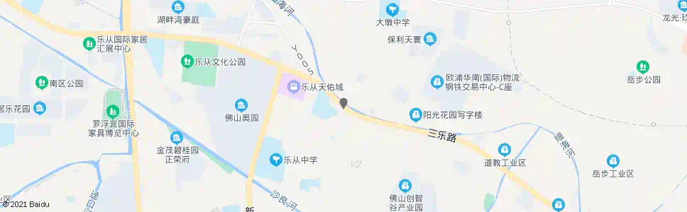 佛山路洲路口_公交站地图_佛山公交_妙搜公交查询2025