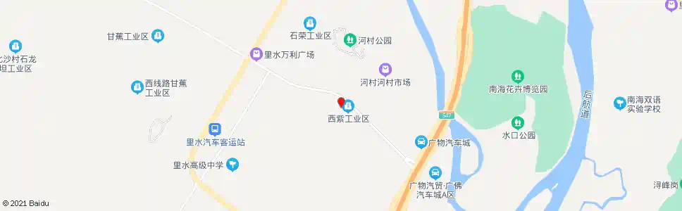 佛山河村工业区_公交站地图_佛山公交_妙搜公交查询2025