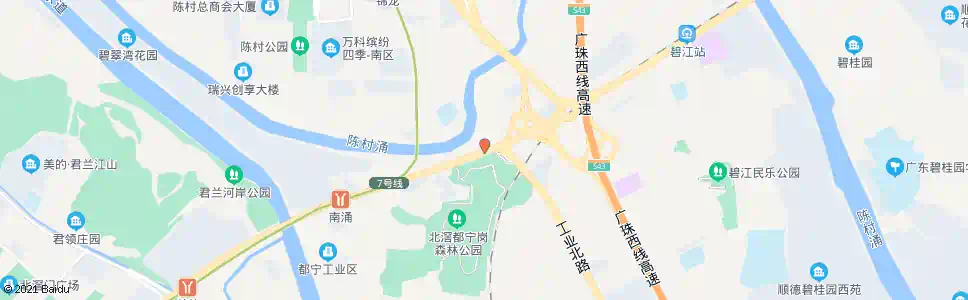 佛山广珠路烈士路口_公交站地图_佛山公交_妙搜公交查询2025
