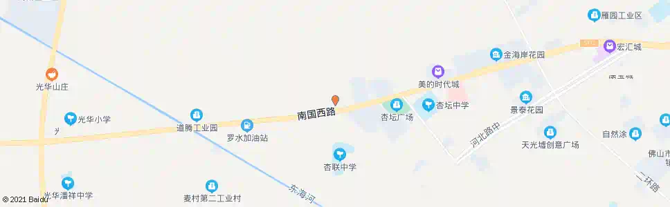 佛山齐龙路口(杏龙路)_公交站地图_佛山公交_妙搜公交查询2025