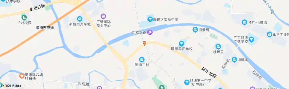 佛山环市北甲子路口_公交站地图_佛山公交_妙搜公交查询2025