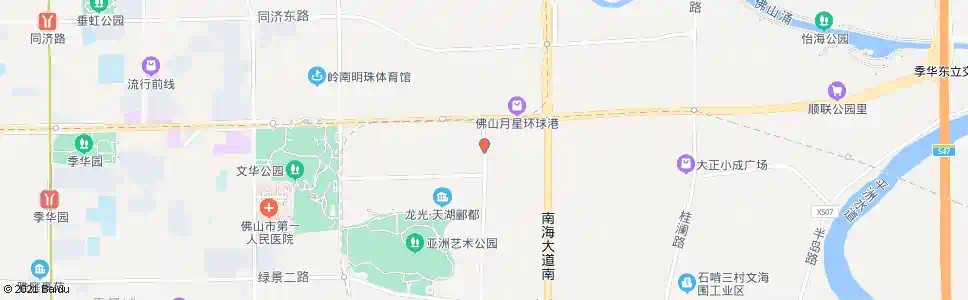 佛山湖景路_公交站地图_佛山公交_妙搜公交查询2025