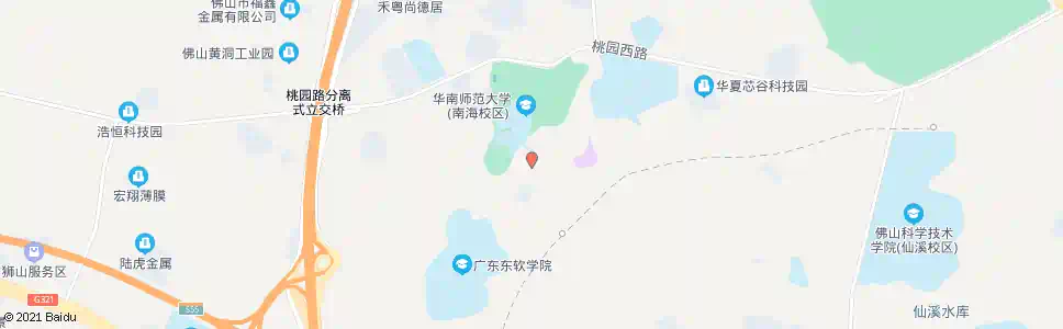 广州华南师范大学(南海校区)_公交站地图_广州公交_妙搜公交查询2025