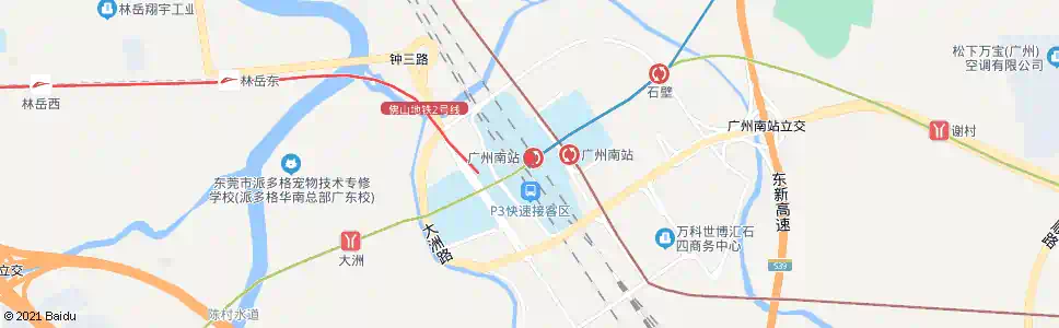 广州水南头_公交站地图_广州公交_妙搜公交查询2025