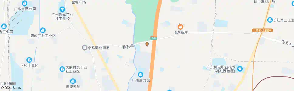 广州加石路口_公交站地图_广州公交_妙搜公交查询2025