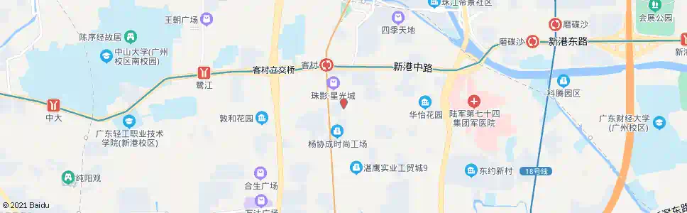 广州艺苑南路_公交站地图_广州公交_妙搜公交查询2025