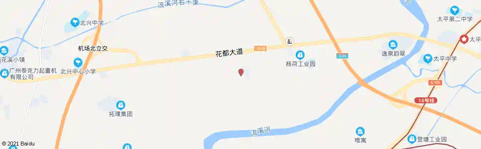 广州杨三村_公交站地图_广州公交_妙搜公交查询2025