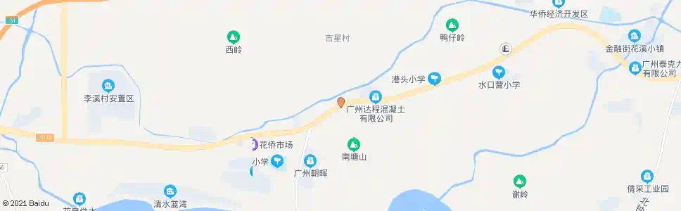 广州吉星村_公交站地图_广州公交_妙搜公交查询2025