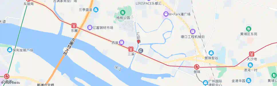 广州莲溪路口_公交站地图_广州公交_妙搜公交查询2025