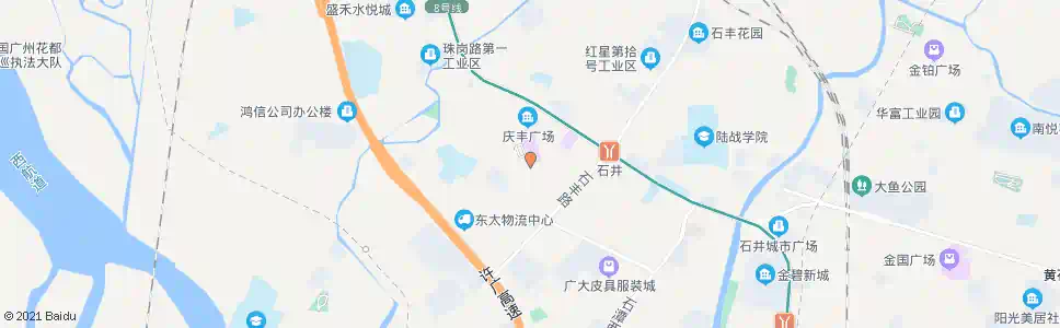 广州公园路_公交站地图_广州公交_妙搜公交查询2025