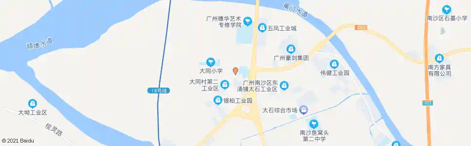 广州大同村委_公交站地图_广州公交_妙搜公交查询2025