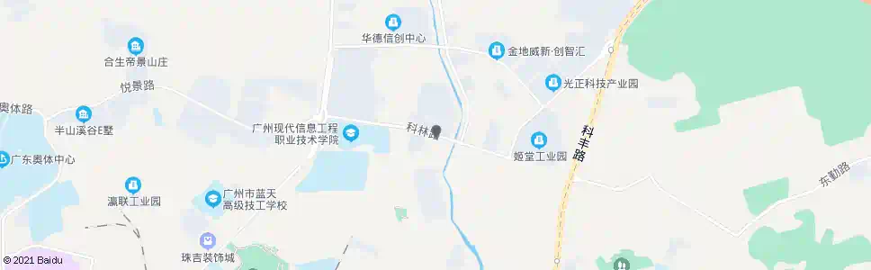 广州科林路中_公交站地图_广州公交_妙搜公交查询2025