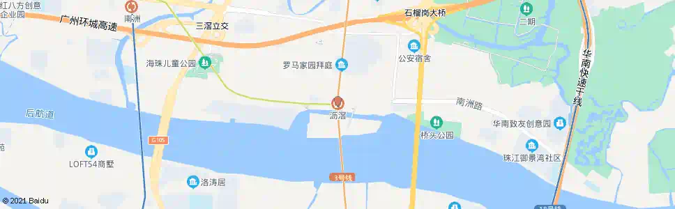 广州沥滘_公交站地图_广州公交_妙搜公交查询2025