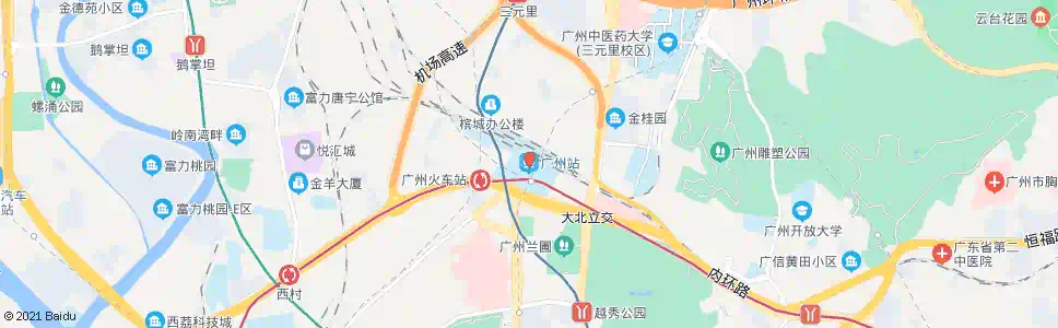 广州西城楼_公交站地图_广州公交_妙搜公交查询2025