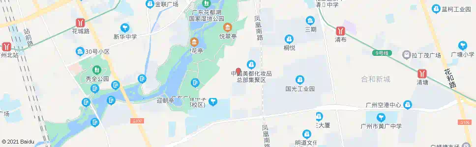 广州雅瑶新村总站_公交站地图_广州公交_妙搜公交查询2025