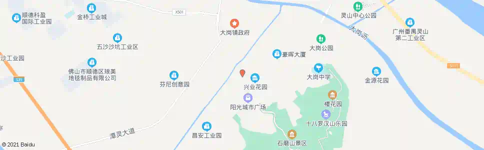 广州大岗客运站_公交站地图_广州公交_妙搜公交查询2025