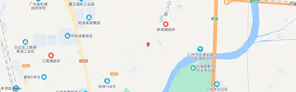 广州建南村_公交站地图_广州公交_妙搜公交查询2025