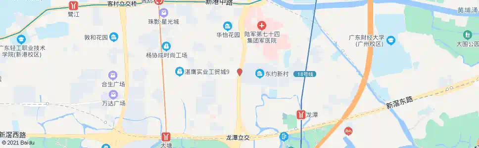 广州大塘(江海大道)_公交站地图_广州公交_妙搜公交查询2025