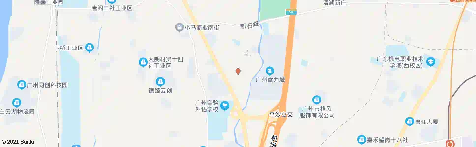 广州松园中西街_公交站地图_广州公交_妙搜公交查询2025