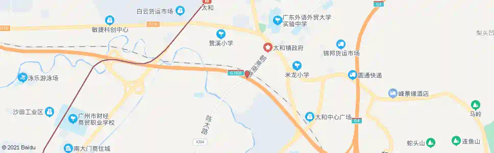 广州朝亮南路_公交站地图_广州公交_妙搜公交查询2025