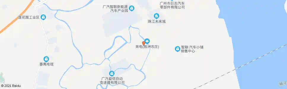广州胜洲村总站_公交站地图_广州公交_妙搜公交查询2025