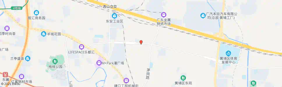 广州护林路西_公交站地图_广州公交_妙搜公交查询2025